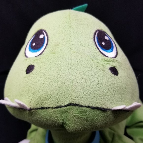 PEPPY PETS WALK YOUR PLUSH GREEN DINOSAUR 11" TALL - Picture 2 of 8